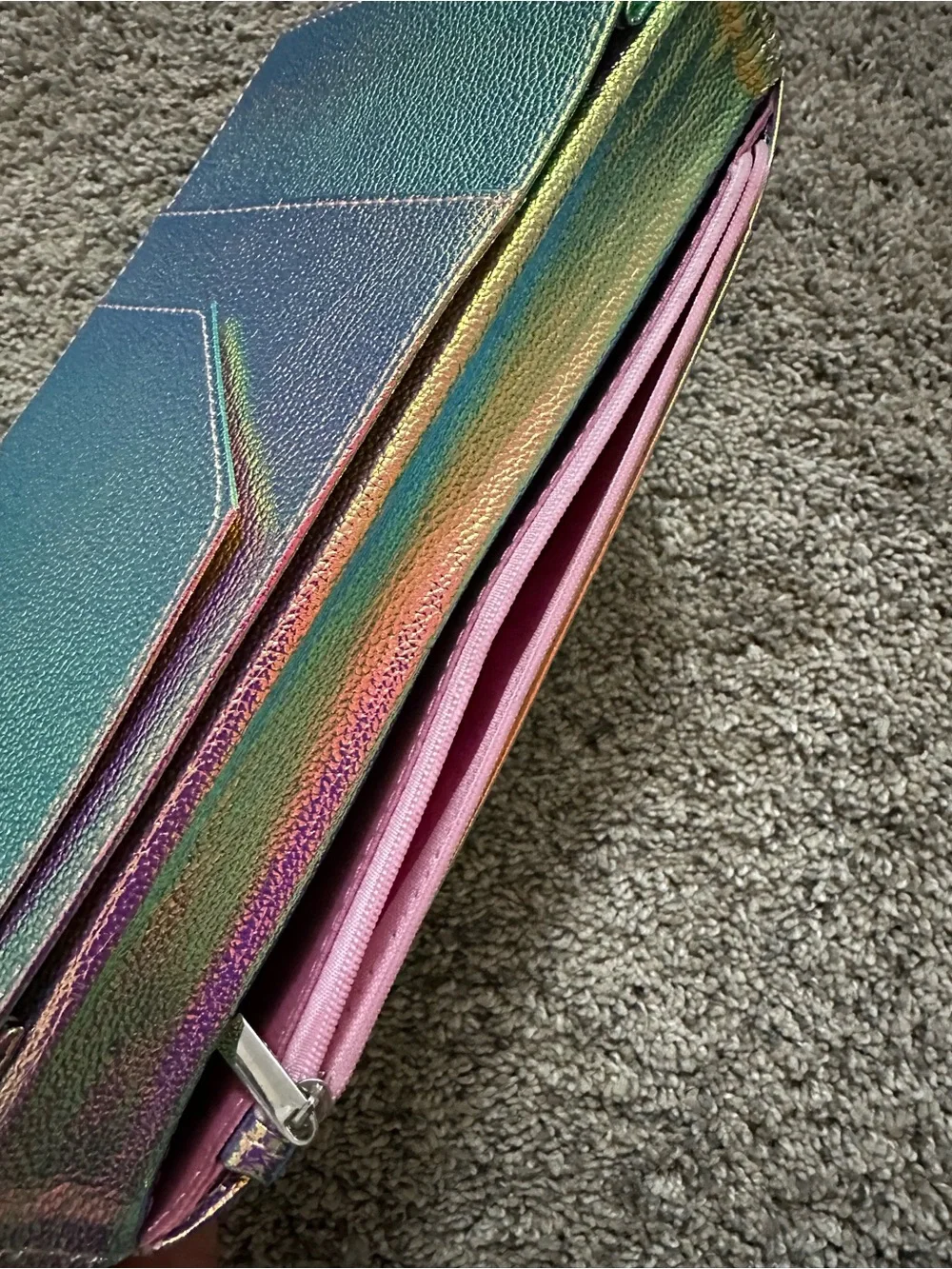 Source Unknown Iridescent Multicolor waitresses receipt and order book